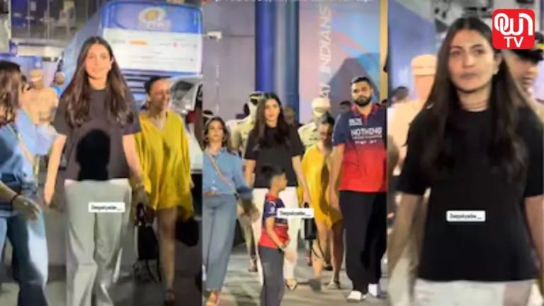 Anushka Sharma, Chic Black-and-White Look, RCB Vs MI