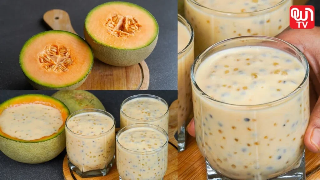 Muskmelon Milkshake Recipe